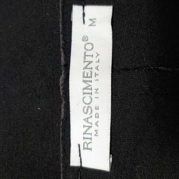 RINASCIMENTO Black and gray stripe one button blazer jacket - Picture 12 of 13